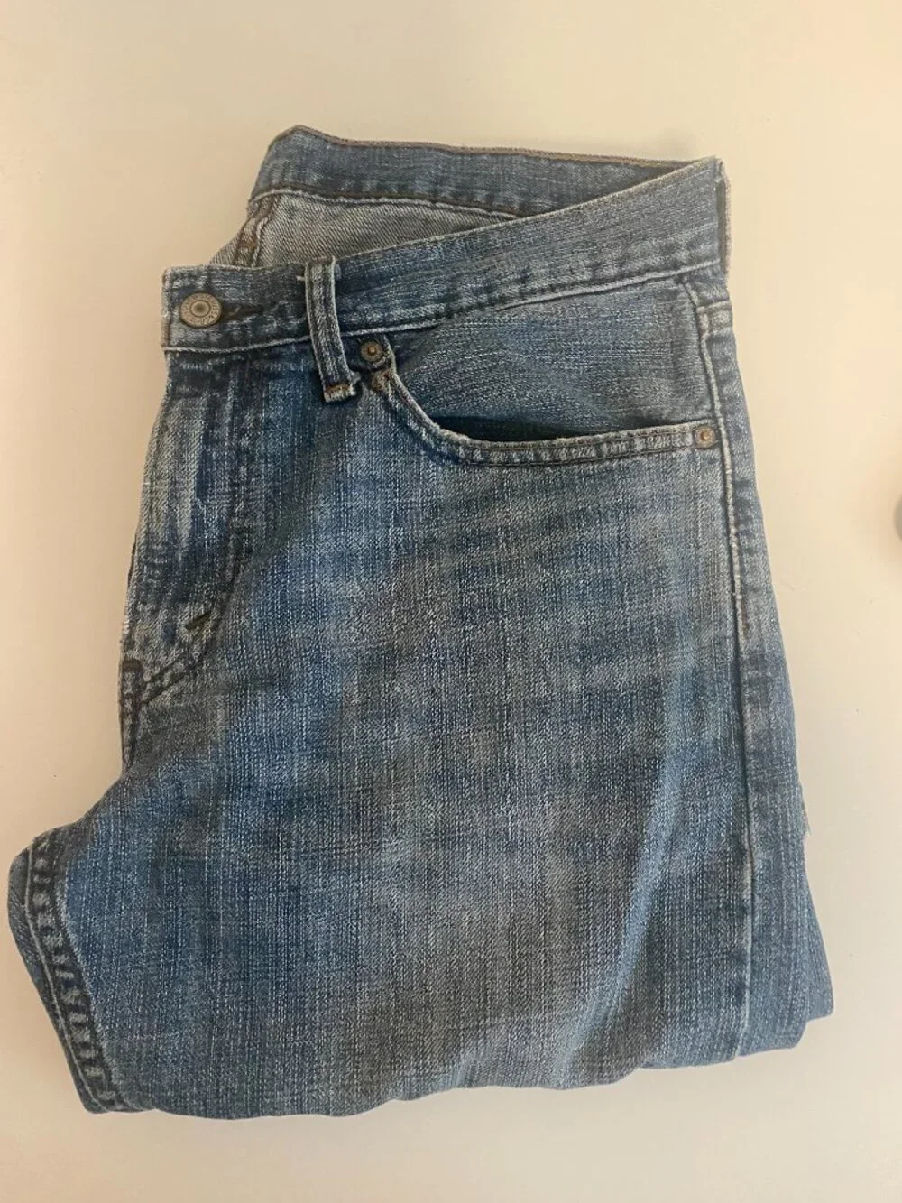 Levi's 514 Jeans Mens 32x30 BlueStraight Fit Medium Wash Denim Casual Pant